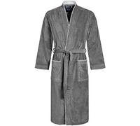 Morgenstern Sortie de Bain Homme Coton Éponge Taille XXL Gris 2 Poches et Ceinture Doux, Absorbant et Confort