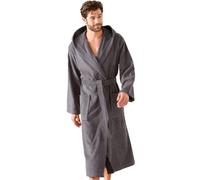 Morgenstern Sortie de Bain Homme Eponge 100% Coton Homme Capuche Bleu foncé Taille XL