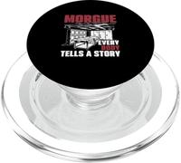 Morgue Every Body Tells A Story Technicians Forensic Autopsy PopSockets PopGrip pour MagSafe