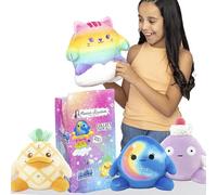 Moriah Elizabeth Peluche Blob Universe Classic Mystery de 27,9 cm, chaîne YouTube Craft, 1 des 4 possibles, peluche surprise câlinable, produit officiel