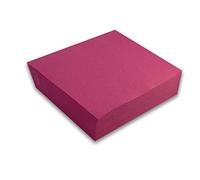 Morigami, Lot de 200 serviettes en papier taille standard avec pointe en dentelle - Pliage 1/4 - Framboise