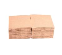 Morigami SER22108160 Serviettes de table petite taille, pli 1/4, finition pointe, caramel, lot de 100
