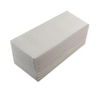 Morigami, Serviette rectangulaire Premium, Pliage 1/6, Airlaid, 40 serviettes, Blanc