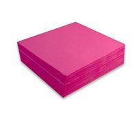 Morigami, Serviettes de table taille standard, plis 1/4, pointe pointue, 200 serviettes, fuchsia