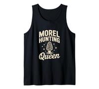 Morille Hunting Queen Mycologist Woman Champignon Débardeur