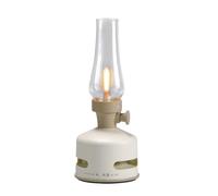 MoriMori Lampe design avec haut-parleur (blanc perle)