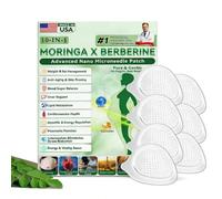 Moringa Lot De 3 Patchs Minceurs 10 En 1, Raffermissants Et Galbants, Patch Pour Modeler Le Ventre, Ingrédients Naturels, Maigrir Et Raffermissement Cutané, Pour Homme Et Femme