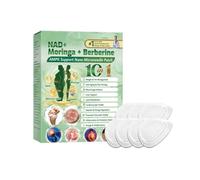 Moringa NAD+ Nano Fusion Lot de 3 patchs métaboliques Moringa - 7 comprimés/boîte, combustion rapide des graisses, favorise le métabolisme, équilibre le poids pour femmes et hommes sur toutes les