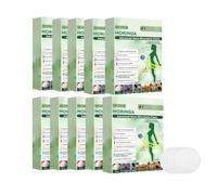 Moringa Slimming Patches 10-in-1, nano-microneedle slimming patches, containing berberine, natural ingredients, firming skin, suitable for all body types, easy to use, suitable for both men and women.