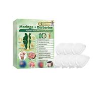 Moringa x Berberine Patch, Nano Microneedle Slimming Patch, Soft & Effective, Invisible Under Clothes, for Men & Women，Natural Ingredients, Easy to Apply