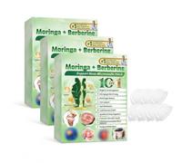 Moringa x Berberine Patch, Nano Microneedle Slimming Patch, Soft & Effective, Invisible Under Clothes, for Men & Women，Natural Ingredients, Easy to Apply