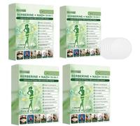 Moringa x Berberine Patch, Nano Microneedle Slimming Patch, Soft & Effective, Invisible Under Clothes, for Men & Women，Natural Ingredients, Easy to Apply