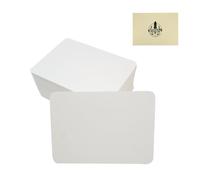 Moriquill Lot de 100 feuilles de papier aquarelle ATC - Presse à froid 300 g/m², 6,3 x 8,9 cm, sans acide, coins arrondis, surface texturée pour peinture, scrapbooking, journal intime et commerce