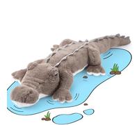 MorisMos 170 cm de long - Peluche crocodile géante - Taille XXL - Douce - Cadeau pour enfant fille et bébé