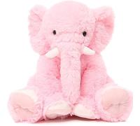 MorisMos Elephant en Peluche Rose 50cm, XXL Kawaii Animaux en Peluche Elephant Douce Mignonne, Idee Cadeau Saint Valentin pour Fille Enfant Garçon Femme Amie Anniversaire Fête Décoration