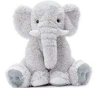 MorisMos Éléphant en Peluche XXL 50cm, Mignon Animaux en Peluche Elephant Gris Douce Kawaii, Idee Cadeau Saint Valentin pour Enfant Fille Garçon Femme Amie Anniversaire Anniversaire Décoration Fête
