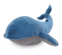 MorisMos Ours en peluche géant baleine bleue 110 cm, grand et doux, océan, mer, animal en peluche, moelleux, grand XXL, mignon, cadeaux d'anniversaire pour enfants, filles, garçons