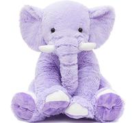 MorisMos Peluche Éléphant Violet 50 cm, Jouet en Peluche Douce et Moelleuse, Animal en Peluche Géant, Doudou Bébé Fille, Compagnon Câlin pour Enfant, Cadeau Naissance, Anniversaire et Noël