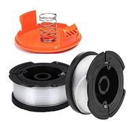 Moritale Bobine Fil Nylon Pièces de Rechange Coupe Bordure Black et Decker A6481 A6485 AF-100 (Longueur du Fil 9,1m Diamètre ⌀1,65mm) (Black & Decker AF-100, 2 Pièces)