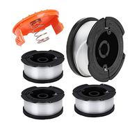 Moritale Bobine Fil Nylon Pièces de Rechange Coupe Bordure Black et Decker A6481 A6485 AF-100 (Longueur du Fil 9,1m Diamètre ⌀1,65mm) (Black & Decker AF-100, 4 Pièces)