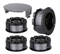 Moritale Bobine Fil pour BOSCH UniversalGrassCut Coupe Bordure 18 18-26 18-260 F016800570 avec Couverture (4 pièces)