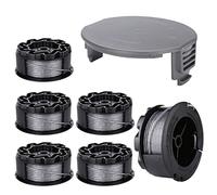 Moritale Bobine Fil pour BOSCH UniversalGrassCut Coupe Bordure 18 18-26 18-260 F016800570 avec Couverture (6 pièces)