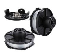 Moritale Bobine Fil pour Makita Akku Coupe Bordure DUR181 DUR141 DUR180Z DUR181Z 196146-9 195858-1 (2 Pieces)