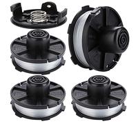 Moritale Bobine Fil pour Makita Akku Coupe Bordure DUR181 DUR141 DUR180Z DUR181Z 196146-9 195858-1 (4 Pieces)