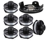 Moritale Bobine Fil pour Makita Akku Coupe Bordure DUR181 DUR141 DUR180Z DUR181Z 196146-9 195858-1 (6 Pieces)