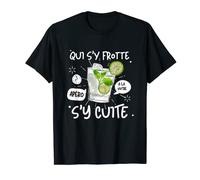 Morito -Qui s'y frotte s'y cuite - Humour d'apéro happy hour T-Shirt