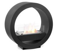 Moritz Cheminée à l'éthanol - 64 x 63 x 25 cm - Noir - Brûleur de 1,5 l - Cheminée au bioéthanol - Pour l'intérieur et l'extérieur - Brûleur au bioéthanol - Pot