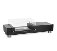 Moritz Cheminée éthanol Cheminée sur pied I Cheminée de table I 35 x 112 x 50 cm noir I Brûleur 1,5 litre I Cheminée au bioéthanol I Poêle à bioéthanol Indoor Outdoor I Intérieur Extérieur I Brûleur a