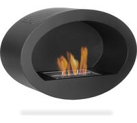 Moritz Cheminée éthanol murale 40 x 60 x 22 cm I suspendue ronde I brûleur 1 litre I Cheminée au bioéthanol I Poêle à bioéthanol Indoor Outdoor I Intérieur Extérieur I Brûleur au bioéthanol I Pot de c