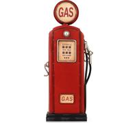 Moritz Décoration en tôle Tirelire gaz rouge Décoration en tôle Modèle réduit de voiture Rétro Objet de collection Vintage Décoration Nostalgie Style antique