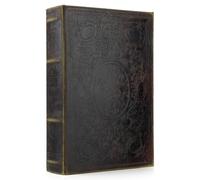 Moritz Housse de livre vintage - Cachette secrète au look antique - Boîte de rangement décorative pour bijoux et documents - Boîte de rangement cachée 30,2 x 21 x 7 cm - Design nostalgique pour la