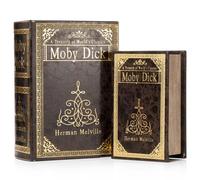 Moritz Lot de 2 faux coffres-forts Déco Moby Dick baleine dorée Livre Safe Box Boîte à livres Pochette à livres Cachette à argent
