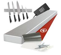 Moritz & Moritz barre magnétique pour couteaux - rail universel, Acier inoxydable 40 cm - Ranger les couteaux ustensiles de cuisine, et outils - aimant pour couteaux de cuisine