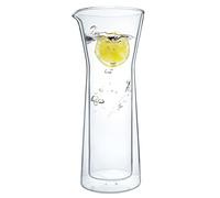 Moritz & Moritz Carafe eau 690ml - carafe verre double paroi - Carafe en verre pour eau, thé, jus et café