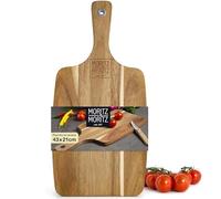 Moritz & Moritz Planche de service en bois avec poignée - Planche en bois d'acacia comme décoration - Plateau de service en bois - Pour couper, organiser et servir
