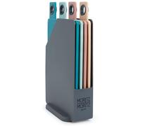 Moritz & Moritz Set Planche a Decouper avec support - 20,5 x 14,5 cm - Set de 4 - Surfaces Antidérapantes Qui Vous Permettront De Couper Vos Aliments En Toute Sécurité - Planche Cuisine avec Poignées