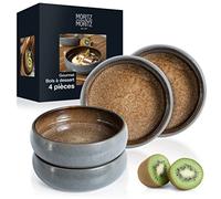 Moritz & Moritz SOLID 4x petits bols - 300 ml - Ramequins en faïence pour dessert, snack, soupe, salade, glace, apéro, tapas et antipasti