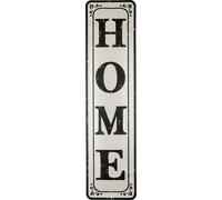 Moritz Plaque en métal 19 x 80 cm Maison confortable Home Bien-être Décoration Plaque en métal rétro Vintage Retro Proverbes drôle