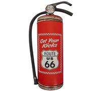 Moritz Plaque en tôle 25 x 50 cm US Route 66 Extincteur Fire Deko Plaque métallique rétro Vintage Retro Proverbes drôle