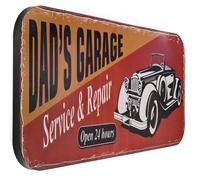 Moritz Plaque en tôle XXL Dad`s Garage Oldtimer 100 x 46,5 Vintage Rétro Nostalgie Métal Décoration