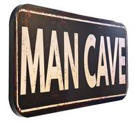 Moritz Plaque en tôle XXL Man Cave noir 100 x 46,5 Vintage Rétro Nostalgie Métal Décoration