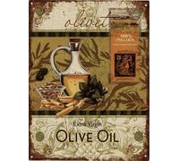 Moritz Retro Déco Plaque en métal Extra Virgin Olive Oil Idée cadeau en métal Design vintage pour la décoration