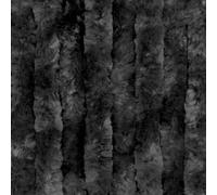 Moritz Rideau de porte en velours en chenille 90 x 220 cm noir rideau de porte servant de moustiquaire pour caravane de camping