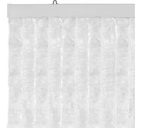 Moritz Rideau velours en chenille 56 x 185 cm blanc Rideau de porte comme moustiquaire pour camping caravaning