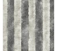 Moritz Rideau velours en chenille 56 x 185 cm gris argent Rideau de porte comme moustiquaire pour camping caravane