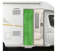 Moritz Rideau velours en chenille 56 x 185 cm vert Rideau de porte comme moustiquaire pour camping caravaning